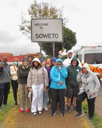 Group shot in Soweto